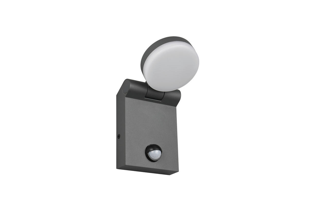 AUßENWANDLEUCHTE 10/19 cm   - Anthrazit, Basics, Metall (10/19cm)