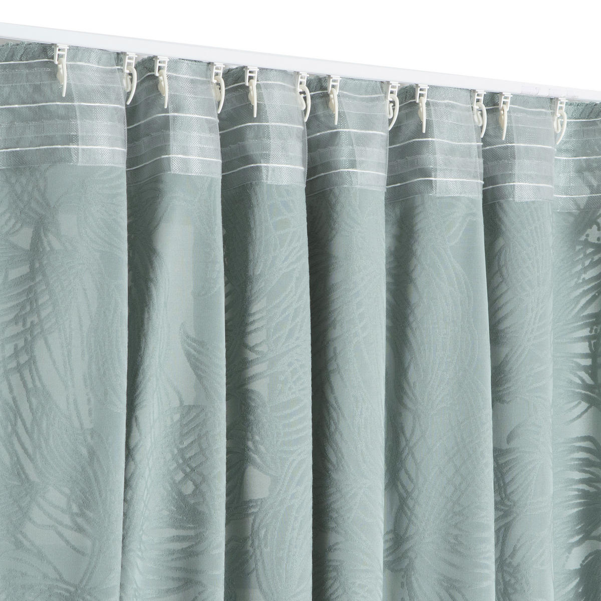 FERTIGVORHANG  blickdicht   135/280 cm  - Salbeigrün, Basics, Textil (135/280cm)