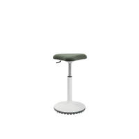 BÜROHOCKER Schlammfarben  - Schlammfarben/Weiß, MODERN, Kunststoff/Textil (35/57-77/35cm) - Topstar
