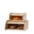 BROTKASTEN - Buchefarben, Basics, Holz (30/15/20cm) - Homeware