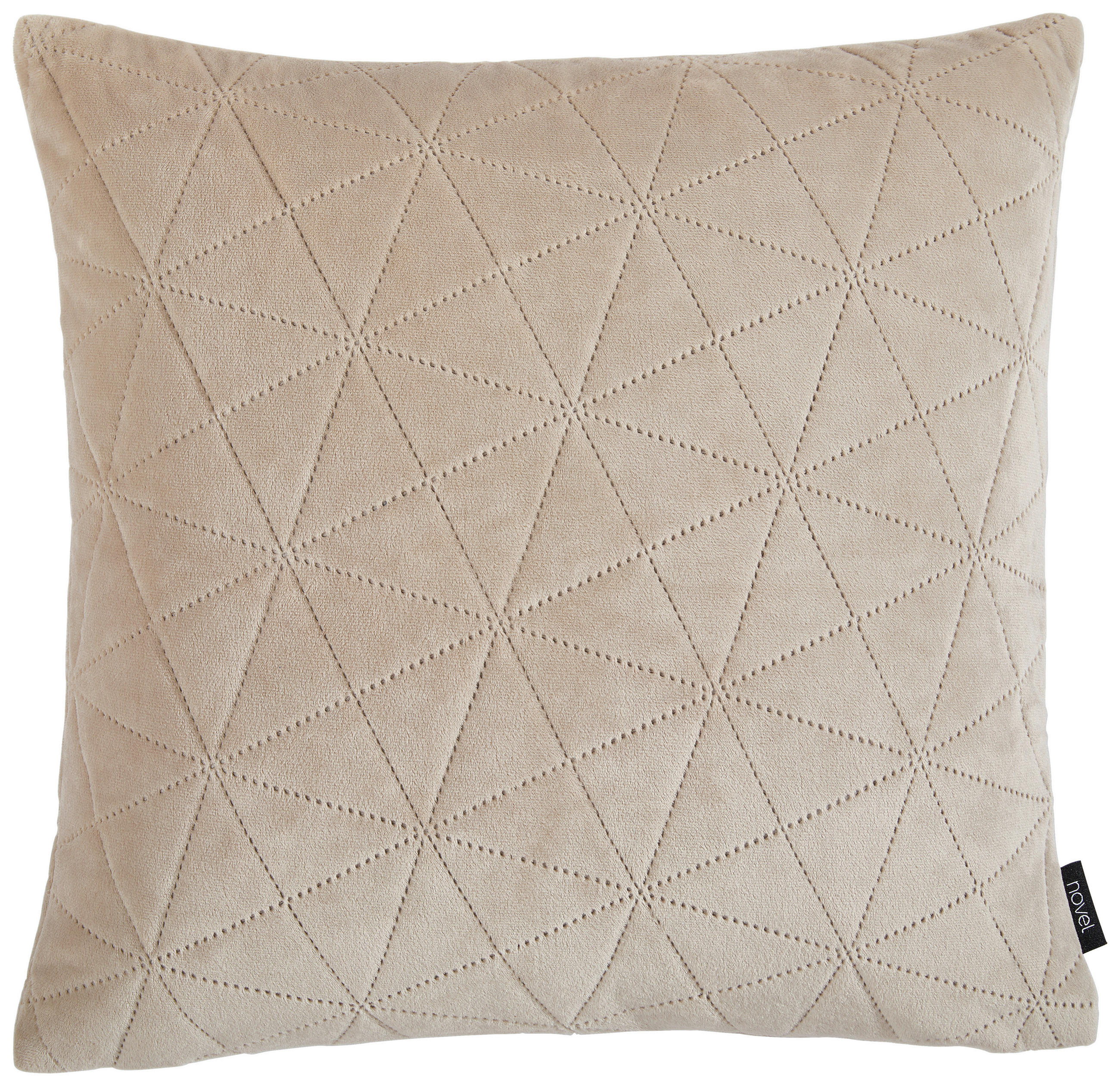 KISSENBEZUG ANJA  - Taupe, Textil (48/48cm) - Novel