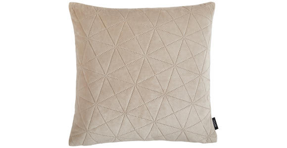 KISSENHÜLLE ANJA  - Taupe, Textil (48/48cm) - Novel
