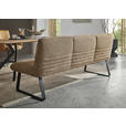 SITZBANK 221/90/70 cm Flachgewebe Rostfarben, Cognac  - Rostfarben/Cognac, Design, Textil/Metall (221/90/70cm) - Dieter Knoll