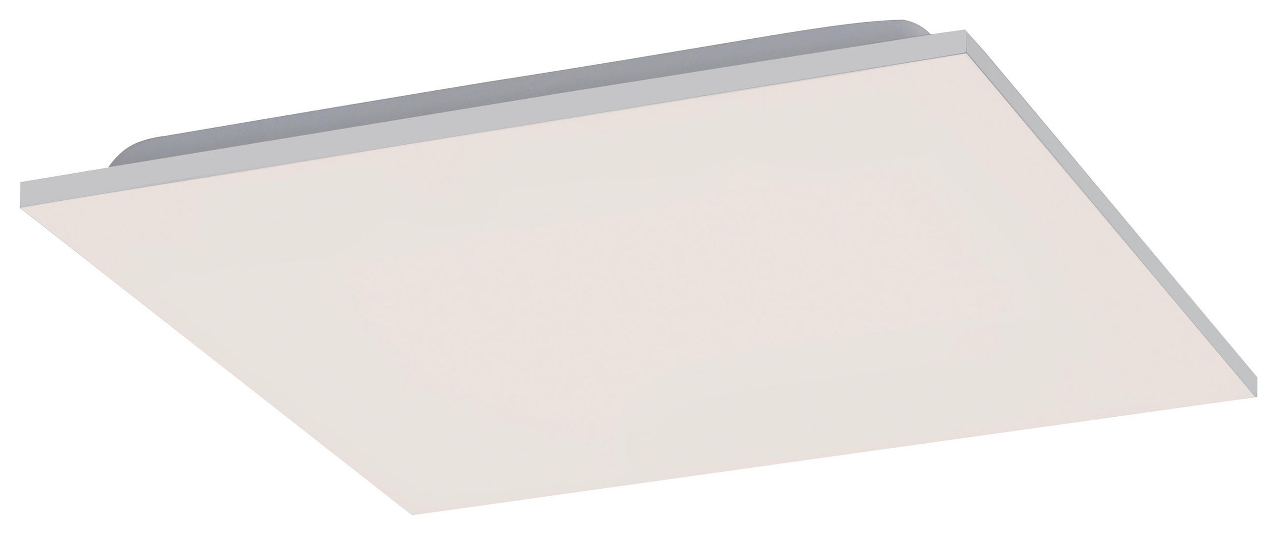LED-DECKENLEUCHTE Yukon 45/45/6,1 cm   - Alufarben/Weiß, Basics, Kunststoff/Metall (45/45/6,1cm)