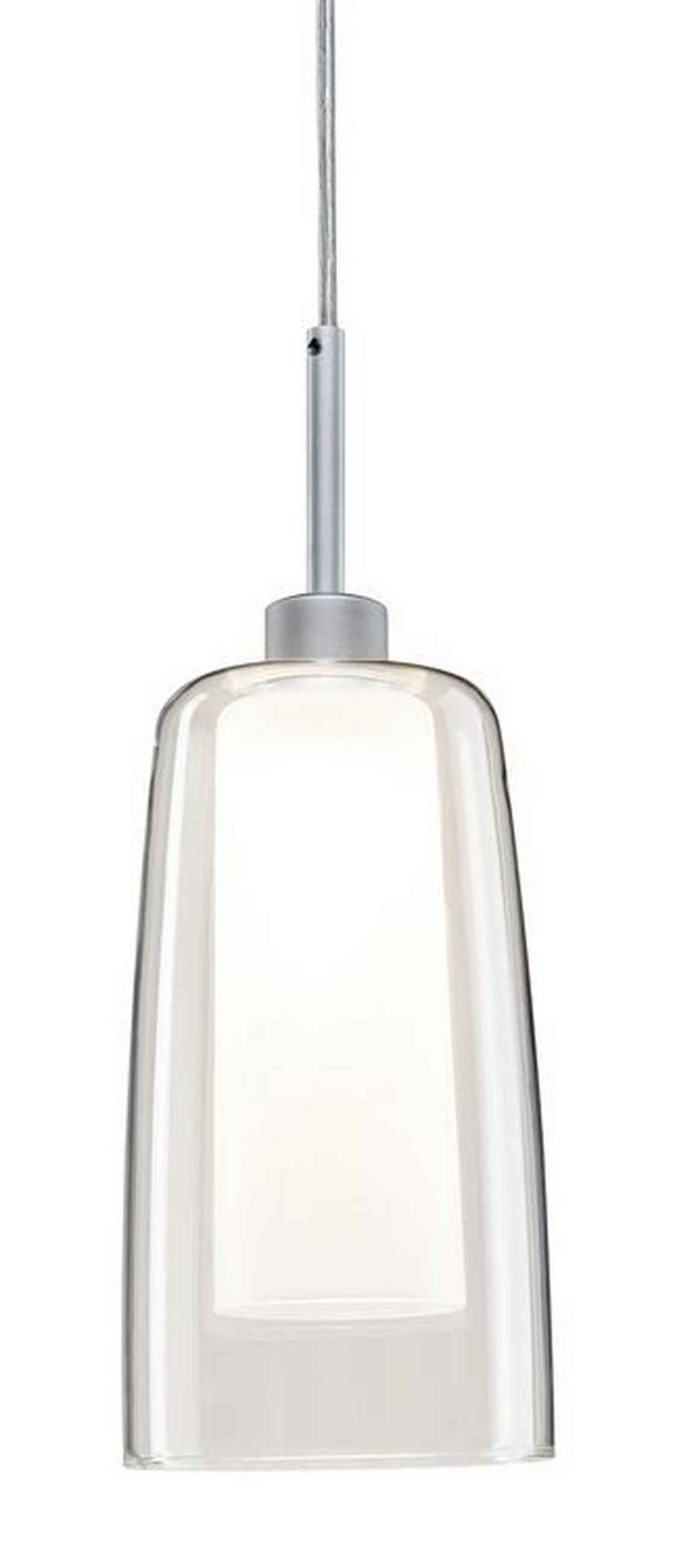 SCHIENENSYSTEM-HÄNGELEUCHTE URail 158 cm   - Klar/Chromfarben, Design, Glas/Metall (158cm) - Paulmann