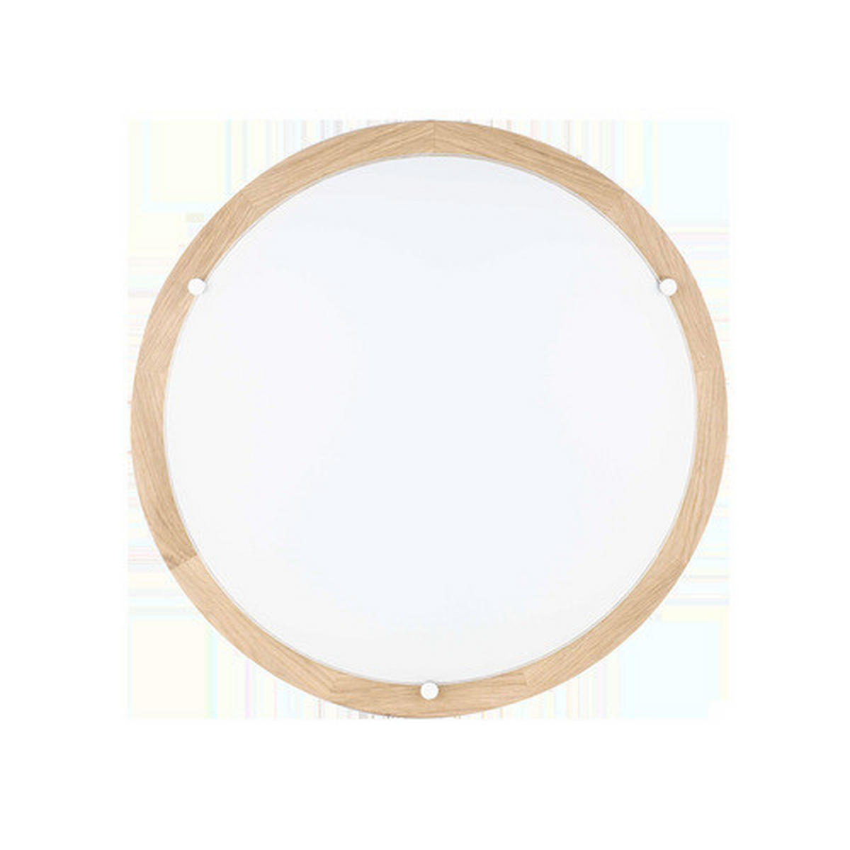 STROPNÍ LED SVÍTIDLO, 35/8 cm  - bílá, Natur, sklo (35/8cm)