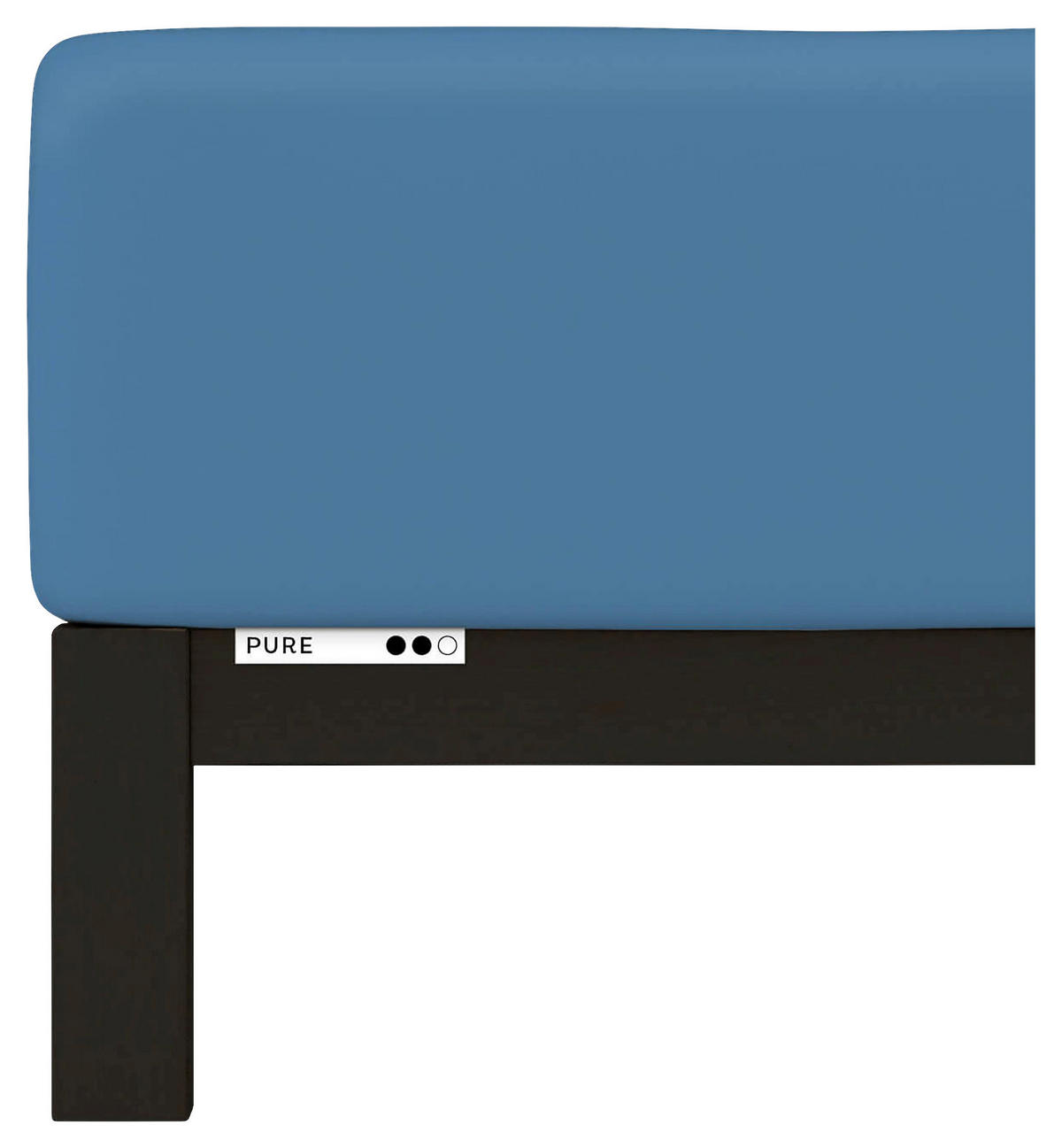 BOXSPRING-SPANNLEINTUCH 90-100/190-220 cm Jersey  - Blau, Basics, Textil (90-100/190-220cm) - Schlafgut