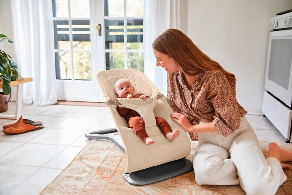NJIHALICA   - bež/antracit, Osnovno, tekstil/plastika (42/56/81,3cm) - Ergo Baby