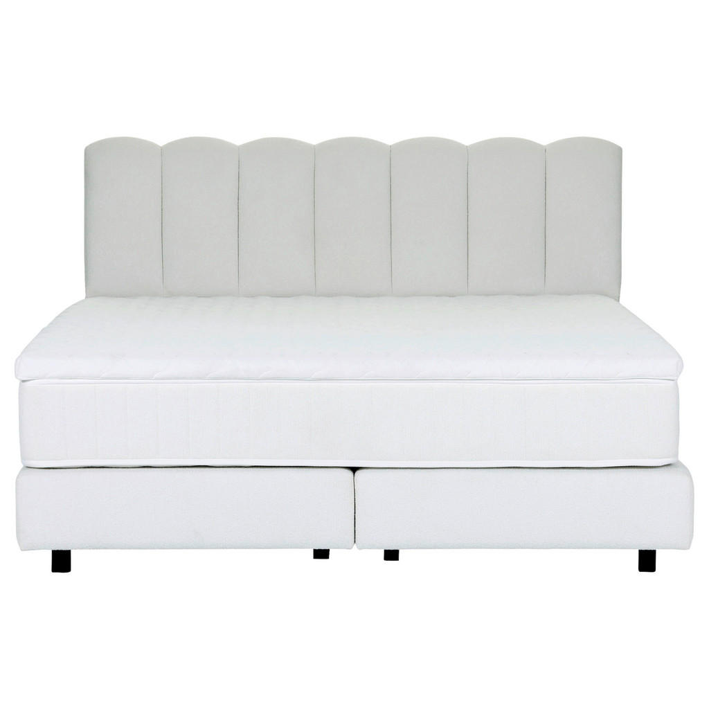 Thumbnail - Esposa Boxspringbett, Weiß, Textil, H3, Höhe ca. 24 cm, 180x200 cm, Schlafzimmer, Betten, Doppelbetten