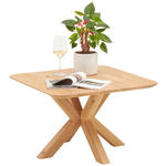 COUCHTISCH in Holz 70/70/45 cm  - Eichefarben, Natur, Holz (70/70/45cm) - Linea Natura