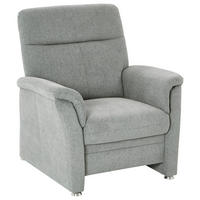SESSEL in Flachgewebe Grau  - Alufarben/Grau, KONVENTIONELL, Textil/Metall (90/100/89cm) - Beldomo Comfort