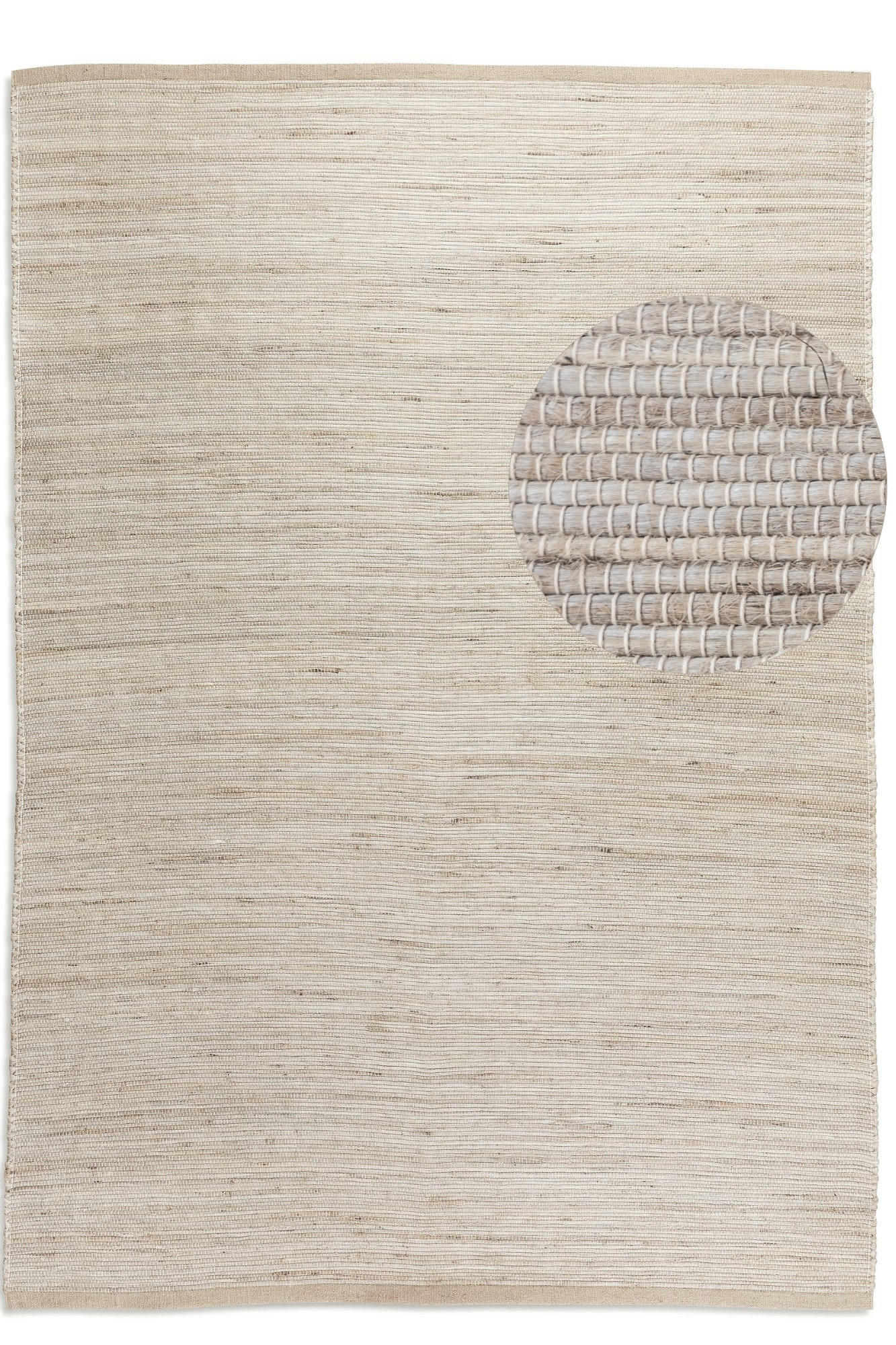 JUTETEPPICH 190/280 cm Handloom 1.0 Greige rechteckig  - Greige, Basics, Textil (190/280cm) - Hanse Home