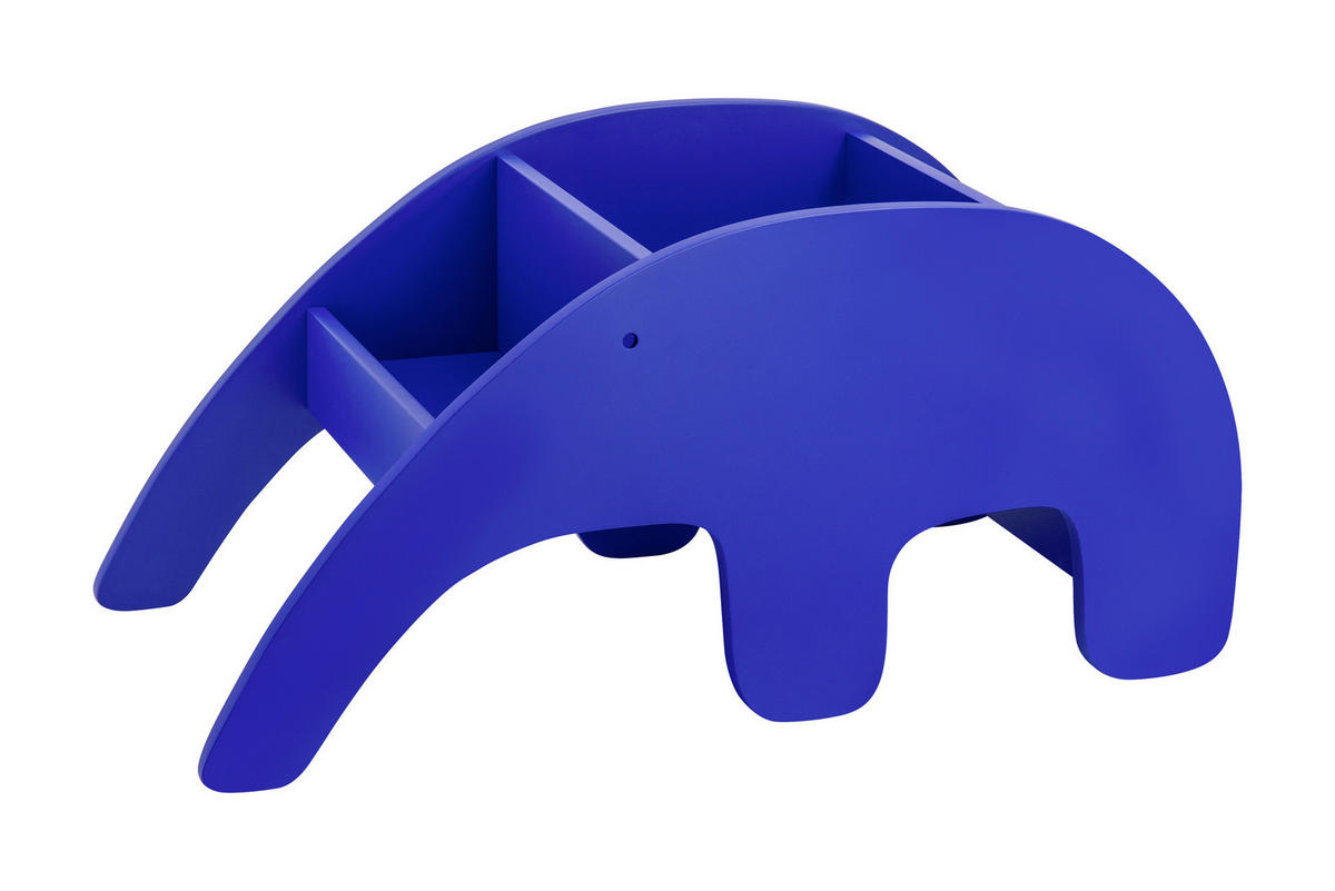 KINDER BÜCHERREGAL EDGAR REMEMBER Blau  - Blau, Basics, Holzwerkstoff (67,3/30/32,3cm) - REMEMBER