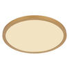 LED-DECKENLEUCHTE 24 W  42/2,5 cm    - Weiss/Messingfarben, Konventionell, Kunststoff (42/2,5cm) - Globo