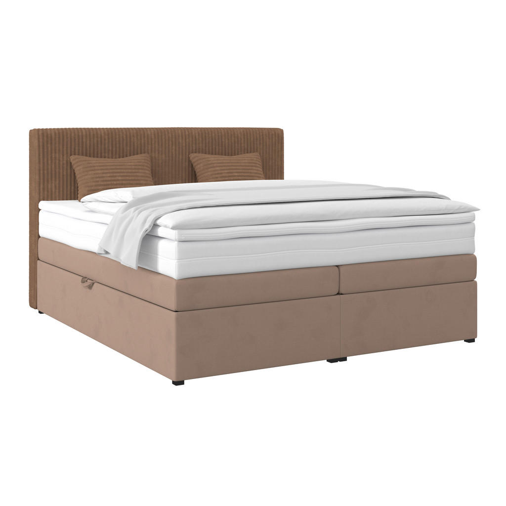 Boxspringbett Mit Topper & Bettkasten 160x200 Rossa