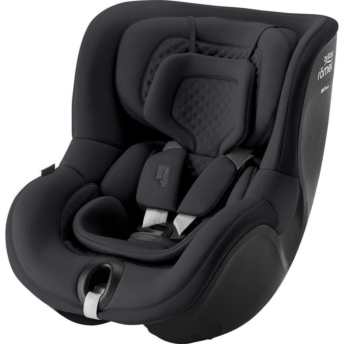 REBOARDER-KINDERSITZ Dualfix 5Z  - Schwarz, Basics, Kunststoff/Textil (44/48/74cm) - Britax Römer