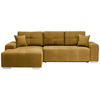ECKSOFA Gelb Webstoff  - Gelb/Silberfarben, Design, Kunststoff/Textil (194/280cm) - Carryhome