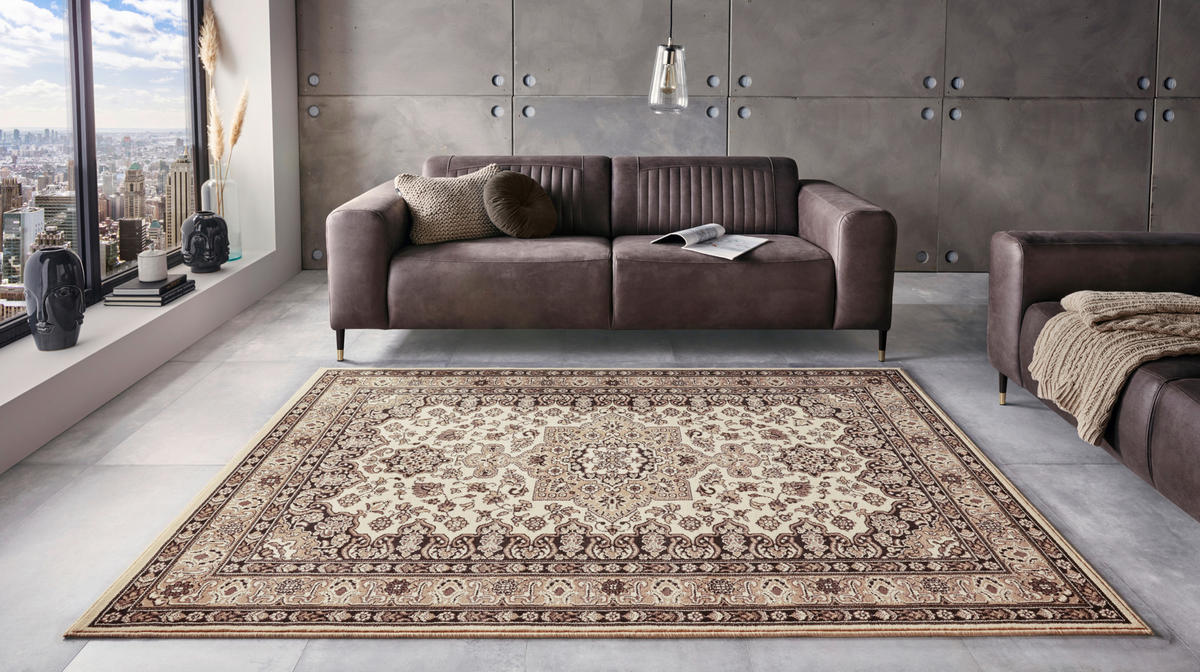 ORIENTTEPPICH 80/150 cm Mirkan Multicolor, Beige  - Beige/Multicolor, Basics, Kunststoff/Textil (80/150cm)
