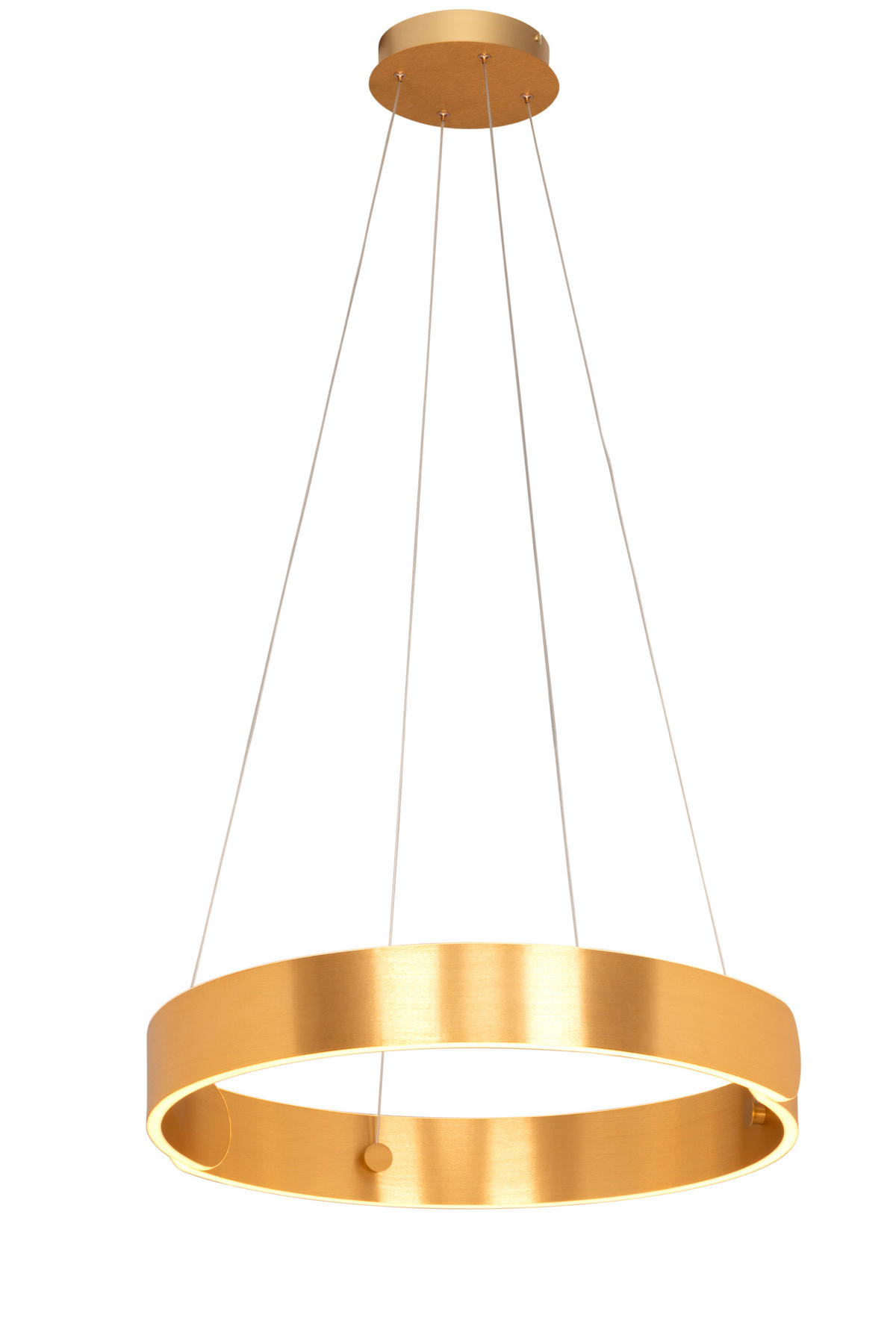 ZÁVESNÉ LED SVIETIDLO, 63/64/150 cm  - zlatá, Design, kov (63/64/150cm) - Dieter Knoll