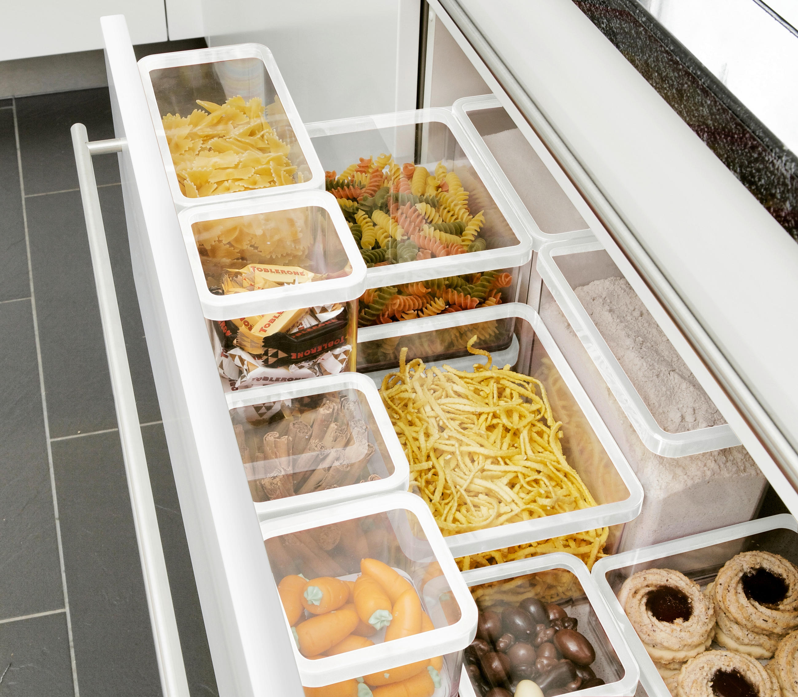 VORRATSDOSE LOFT 2,2 L  - Transparent/Grün, Basics, Kunststoff (20/10/14,2cm) - Rotho