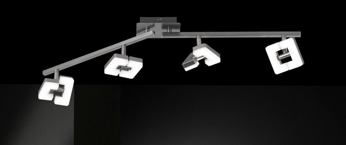 LED-STRAHLER 78/8/11 cm   - Weiß/Nickelfarben, Basics, Kunststoff/Metall (78/8/11cm)