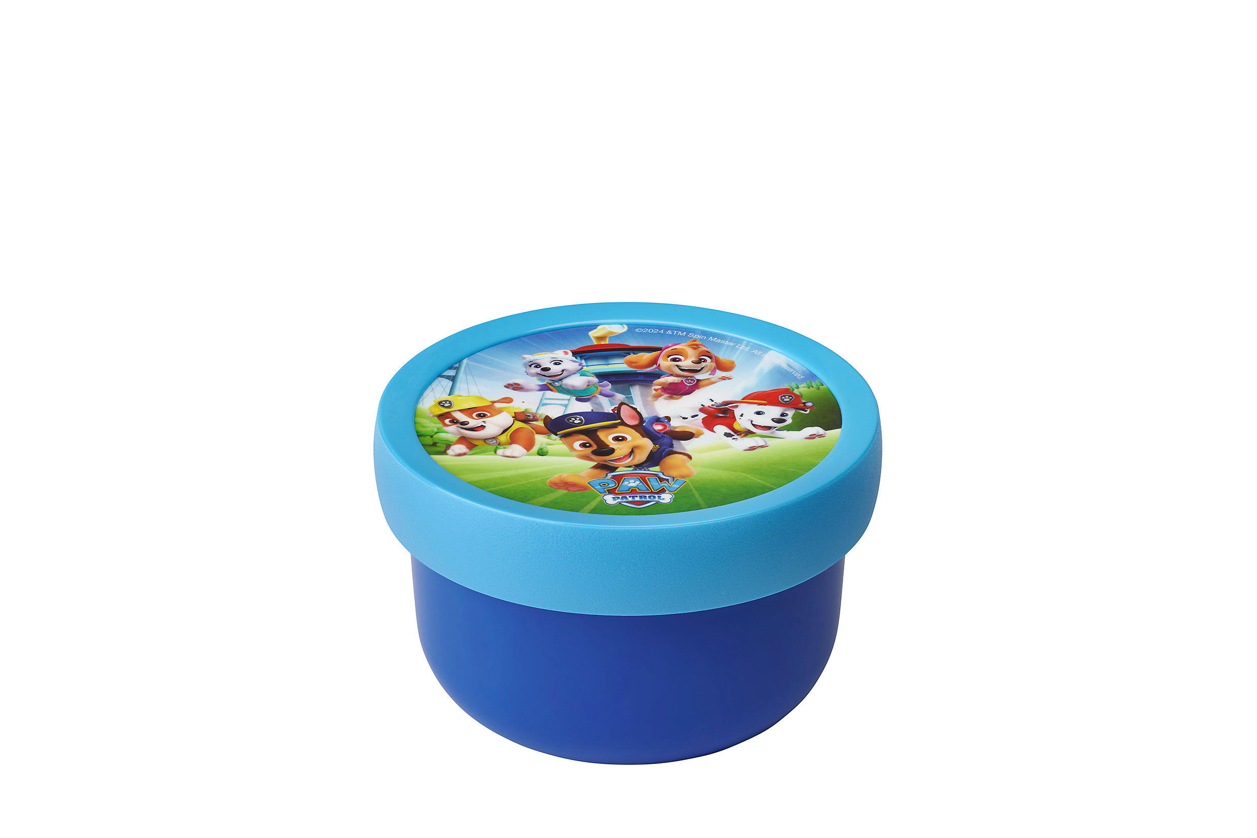 BROTZEITBOX - Blau/Multicolor, KONVENTIONELL, Kunststoff (6,7/10,4cm) - Mepal