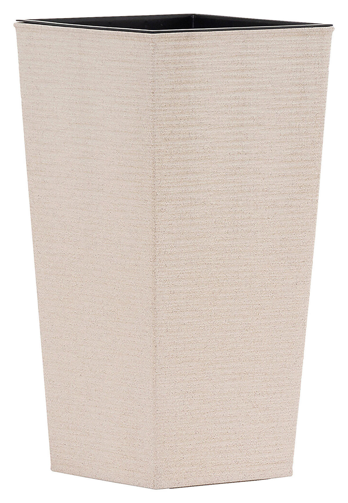 ÜBERTOPF-SET  2-teilig  - Creme, Basics, Kunststoff (25/46,5/25cm) - Siena Garden