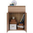 KOMMODE 80/120/48 cm - Alufarben/Sonoma Eiche, Design, Holzwerkstoff/Kunststoff (80/120/48cm) - Carryhome KOMMODE 80/120/48 cm - Alufarben/Sonoma Eiche, Design, Holzwerkstoff/Kunststoff (80/120/48cm) - Carryhome