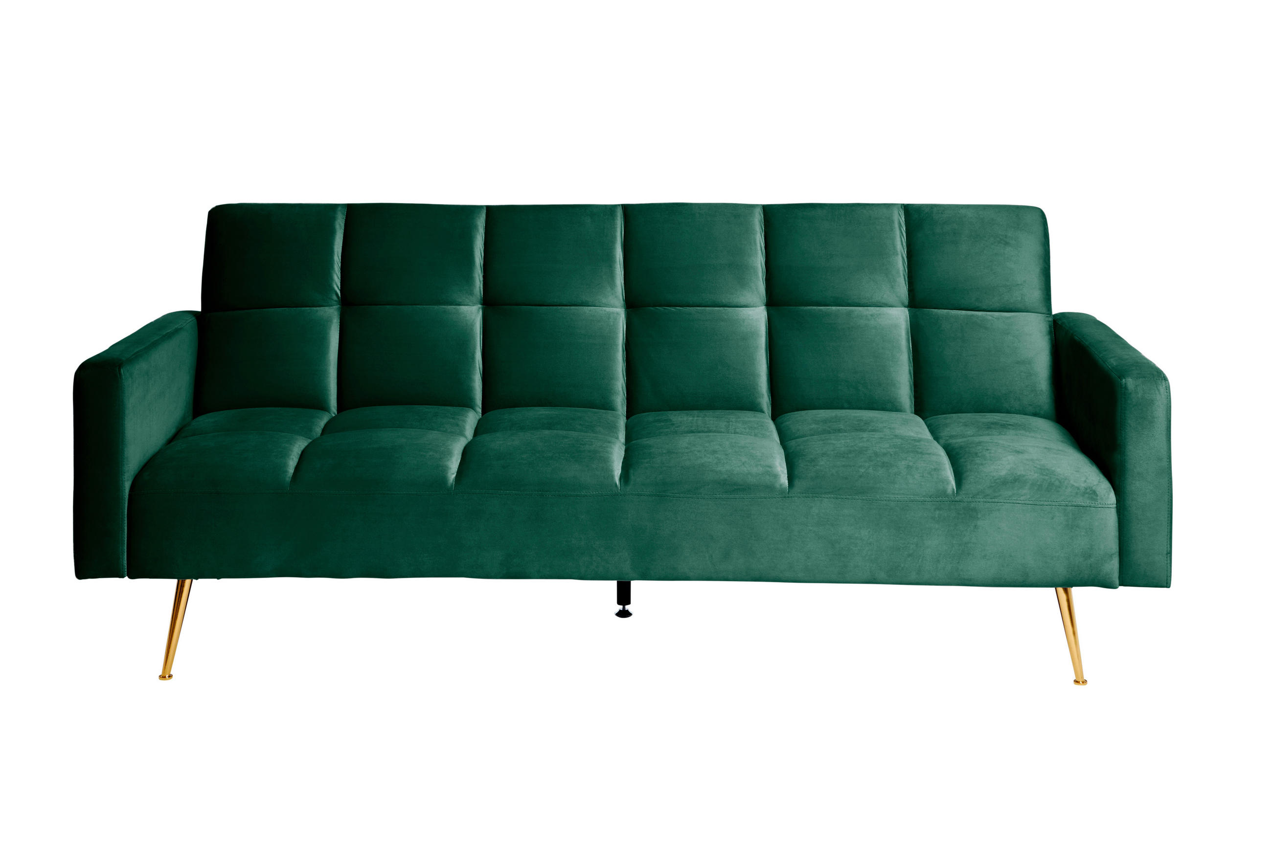 SCHLAFSOFA Grün, Opal  - Goldfarben/Opal, MODERN, Holz/Textil (213/84/84cm) - Livetastic