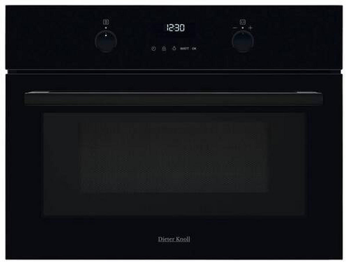 EINBAUMIKROWELLE DKK57305BK  - Schwarz, Basics, Metall (59,5/45,5/56,7cm) - Dieter Knoll