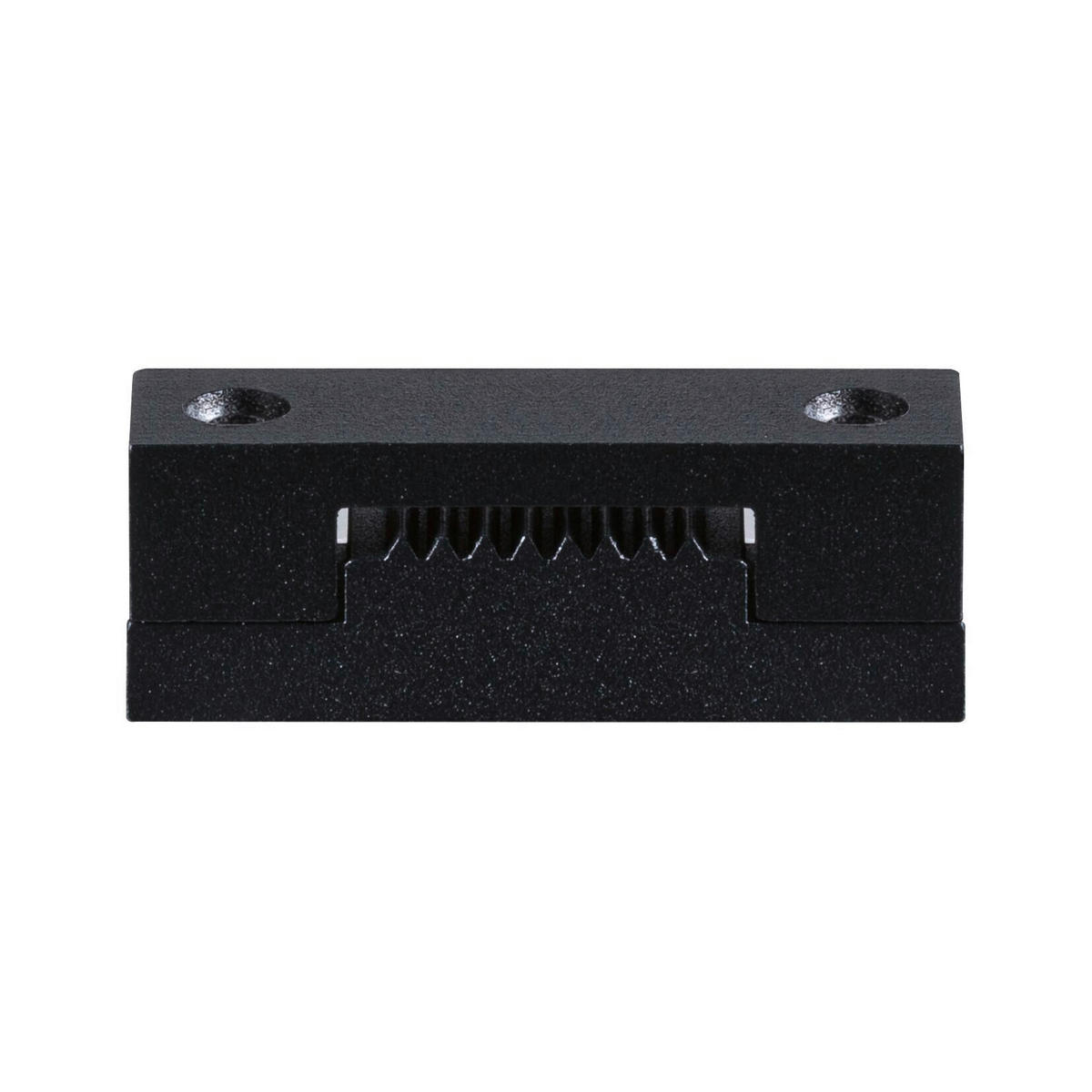 SEILSYSTEM-MONTAGESET ULine 4,5/1,8/1,5 cm   - Schwarz, Basics, Metall (4,5/1,8/1,5cm) - Paulmann