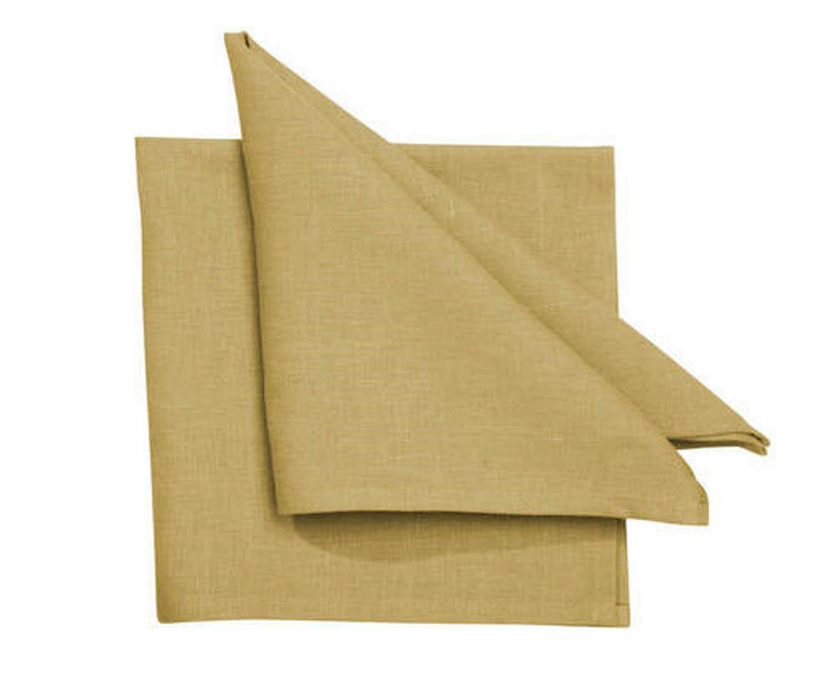 STOFFSERVIETTE 45/45 cm   - Gelb, Basics, Textil (45/45cm) - Pichler
