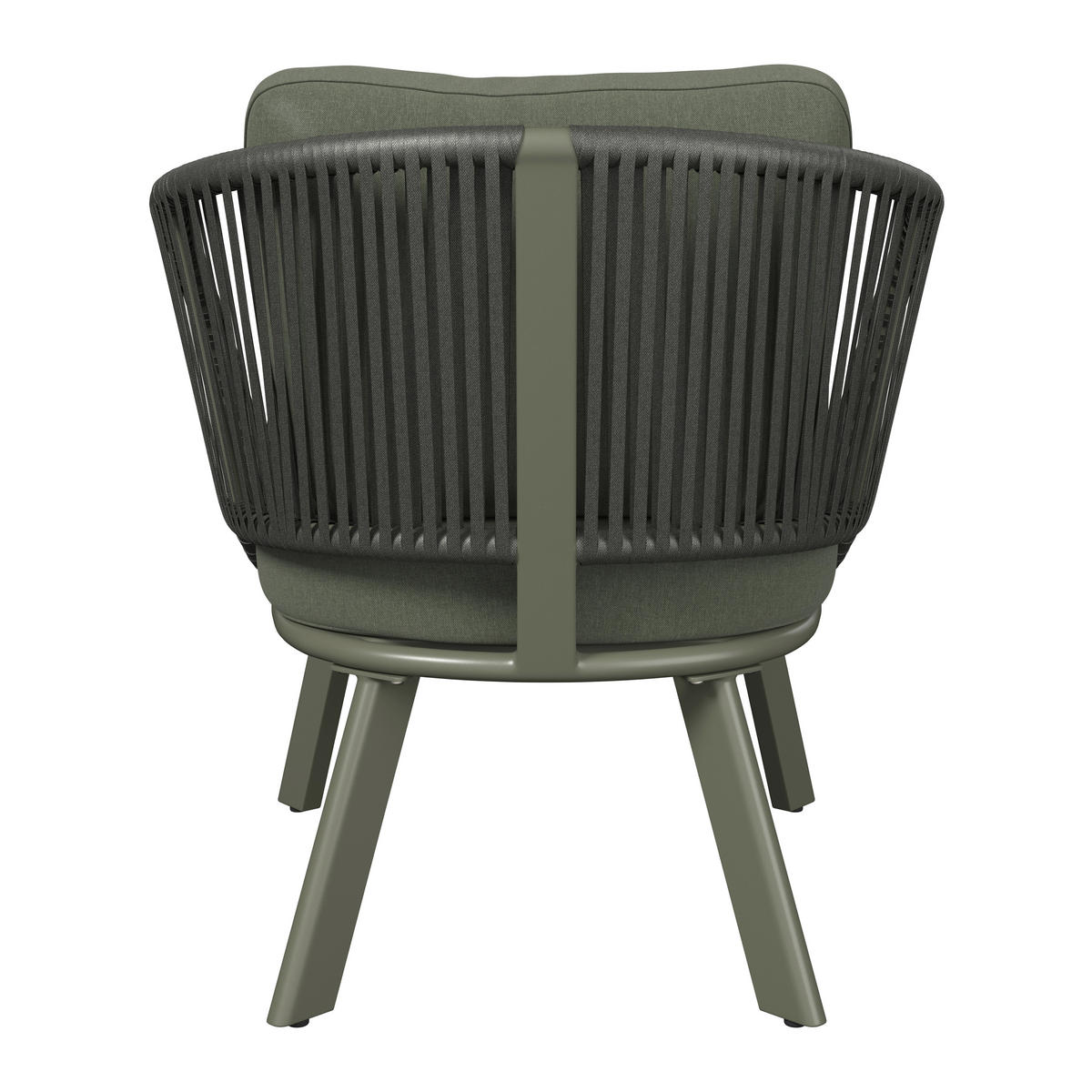 LOUNGESESSEL  - Grün, Design, Textil/Metall (83/77/82cm) - Ambia Garden