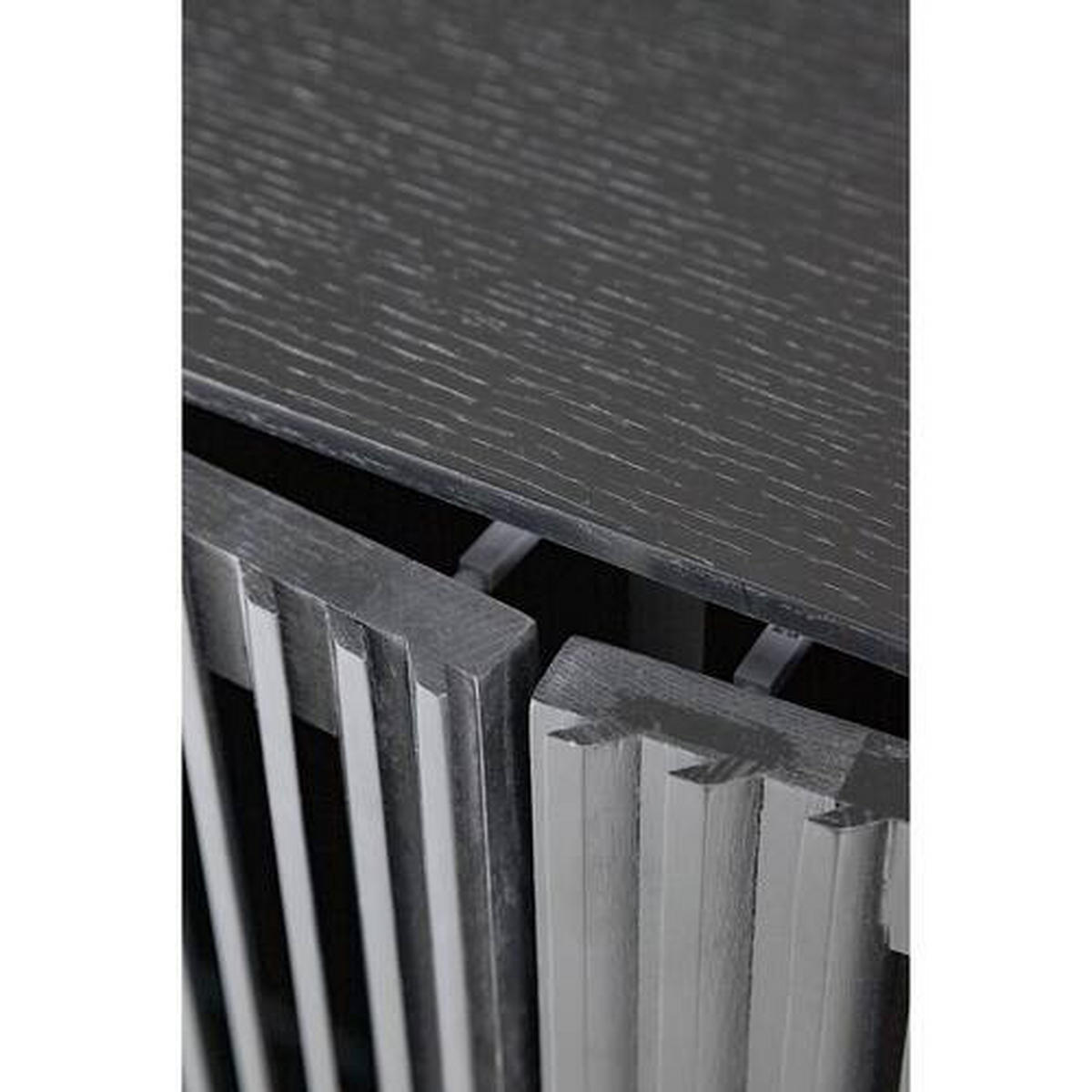 KOMODA, antracit, črna  - črna/antracit, Design, kovina/leseni material (160/82/45cm) - home24