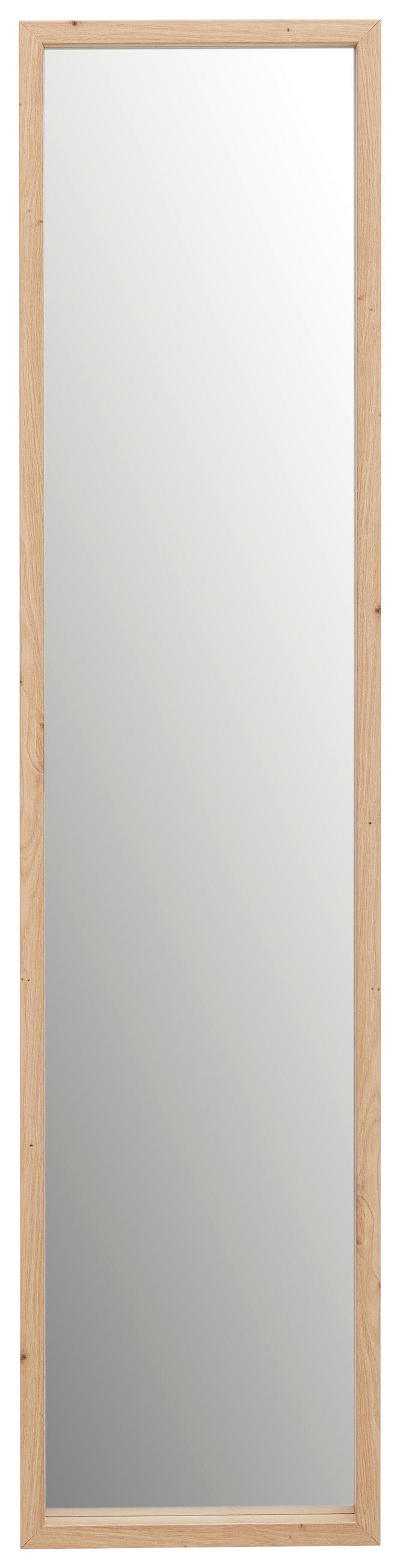 WANDSPIEGEL 33/138/4 cm    in rechteckig  - Eichefarben, Design, Glas/Holzwerkstoff (33/138/4cm)