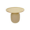 BEISTELLTISCH 51/51/41 cm Goldfarben, Olivgrün rund  - Goldfarben/Olivgrün, Trend, Metall (51/51/41cm) - Kayoom