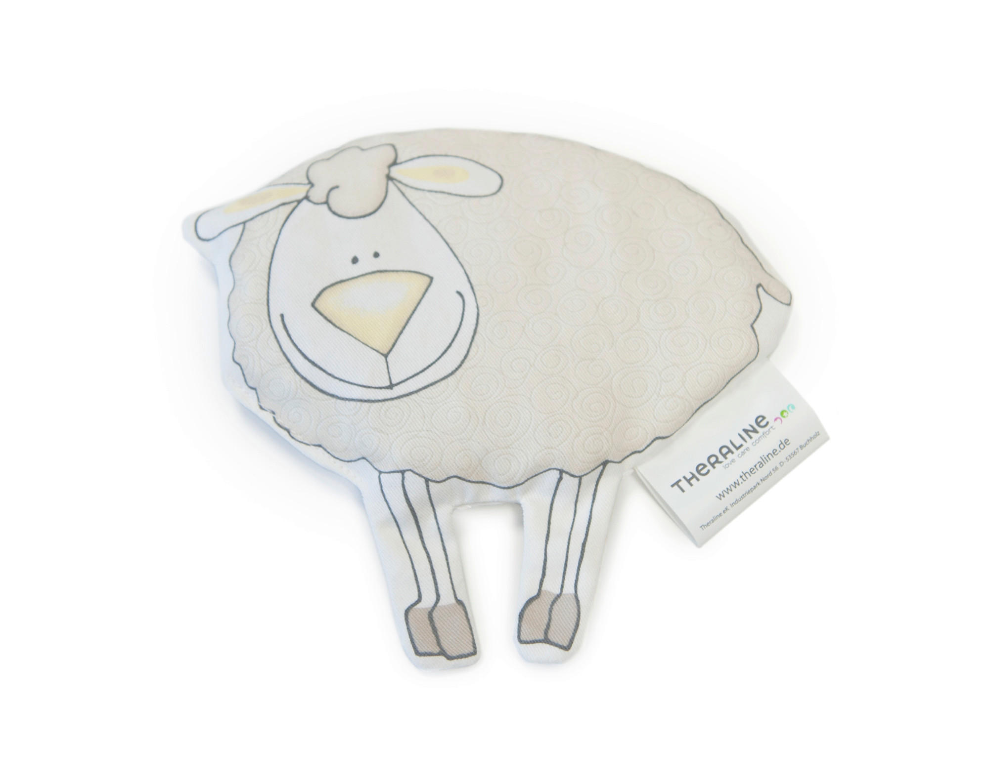 Theraline Kirschkernkissen Baby-Tröste-Tiere Beige 19x18 cm