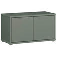 GARDEROBENBANK - Salbeigrün/Grau, MODERN, Kunststoff (74,5/41,5/34,9cm) - Carryhome