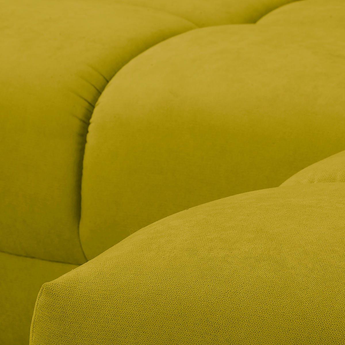 ECKSOFA in Mikrofaser Grün  - Silberfarben/Grün, Design, Textil/Metall (256/175cm) - Livetastic