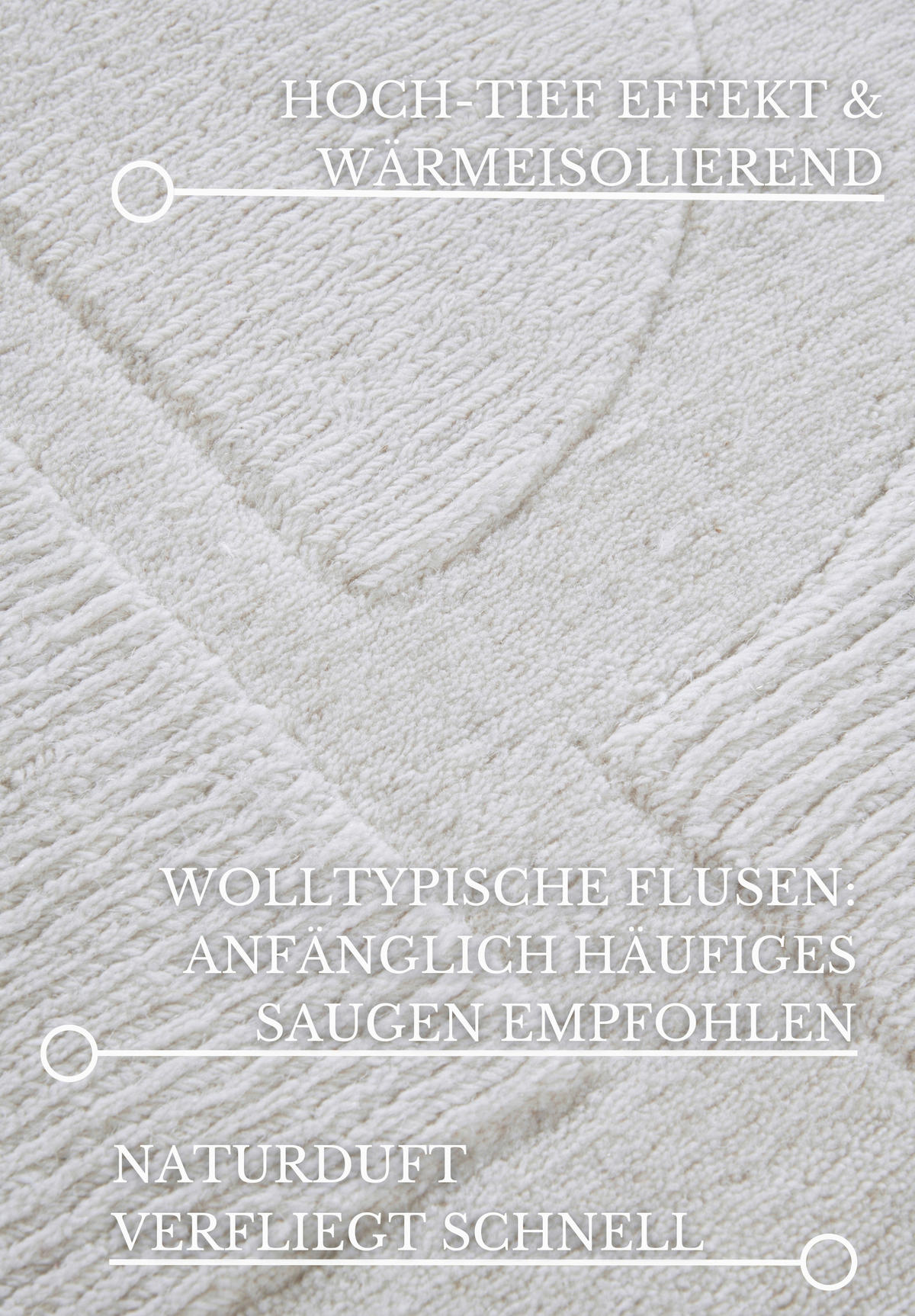 HANDWEBTEPPICH 160/230 cm Kollektion 1906 Creme  - Creme, Basics, Textil (160/230cm) - Villeroy & Boch