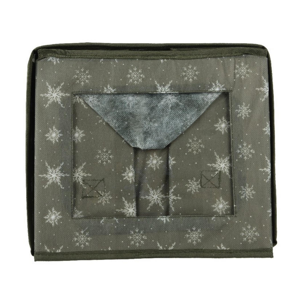 Thumbnail - Aufbewahrungsbox, Grün, Kunststoff, Stern, 36 Fächer, 31.00x32.00x41.00 cm, Dekoration, Weihnachtsdekoration