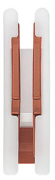 LIFTSCHLEUSE  - Weiß/Braun, Basics, Kunststoff (1.8/6.5cm) - Homeware