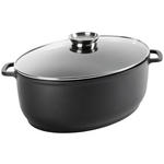 BRÄTER Perfect Cooking 12 L  - Klar/Edelstahlfarben, Basics, Glas/Metall (42/32/13,3cm) - Homeware Profession.