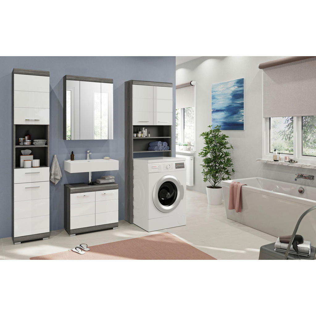 MID.YOU KOUPELNA vysoce lesklá bílá