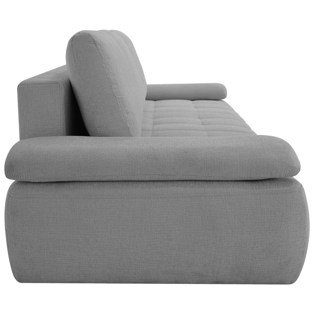 Thumbnail - Mid.you Schlafsofa, Hellgrau, Textil, 3-Sitzer, Füllung: Schaumstoffflocken, 255x89x109 cm, Made in Europe, Bettkasten e...