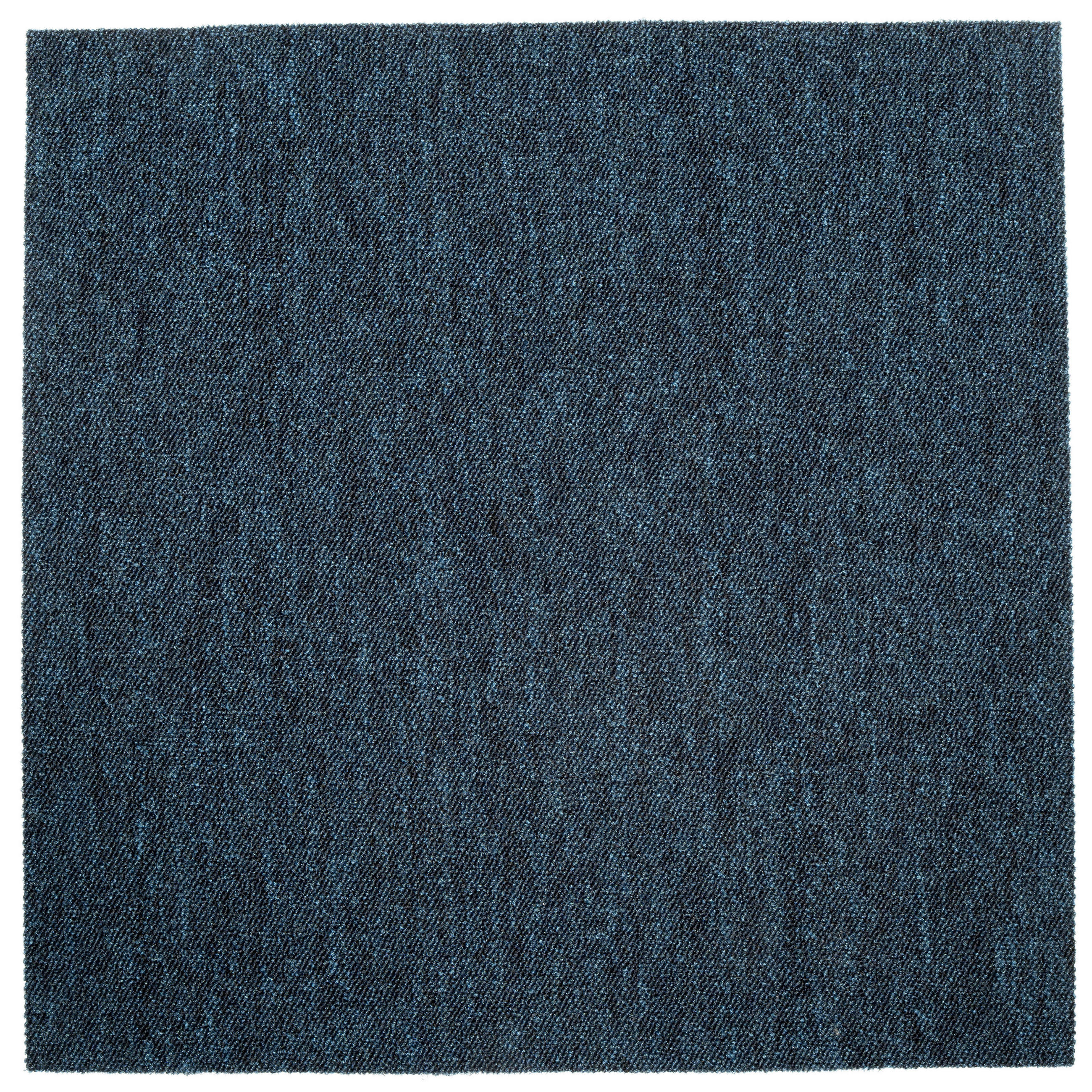 TEPPICHFLIESE 50/50 cm  in Dunkelblau  - Dunkelblau, Basics, Textil (50/50cm)