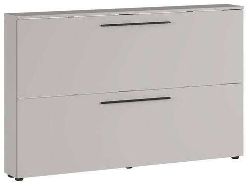 SCHUHKIPPER melaminharzbeschichtet Kaschmir  - Kaschmir/Schwarz, Basics, Holzwerkstoff/Kunststoff (140/85/19cm)