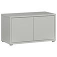 GARDEROBENBANK - Hellgrau/Grau, MODERN, Kunststoff (74,5/41,5/34,9cm) - Carryhome