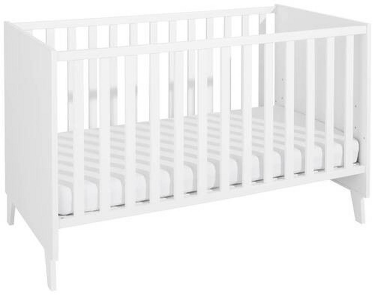 GITTERBETT Michi  143,4/78,9/76,6 cm   - Weiss, Trend, Holz/Holzwerkstoff (143,4/78,9/76,6cm) - My Baby Lou