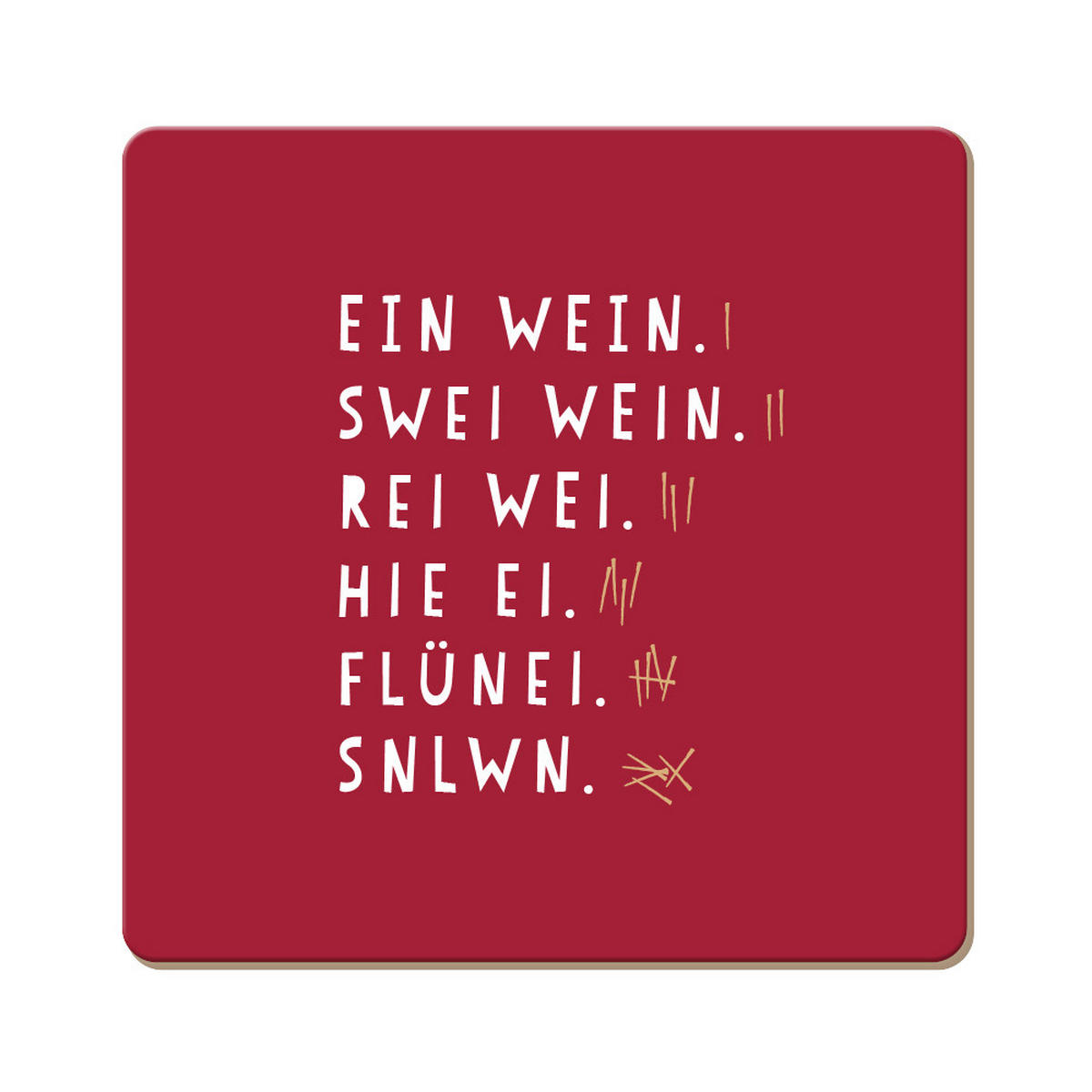 UNTERSETZER 9,5/9,5 cm  - Basics (9,5/9,5cm)